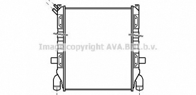 AVA QUALITY COOLING sc2003 -  Радиатор, охлаждение двигателя